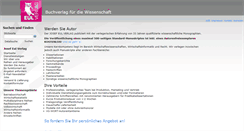 Desktop Screenshot of eul-verlag.de