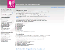 Tablet Screenshot of eul-verlag.de